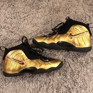 Air Nike Foamposite Pro Metallic Gold (GS)